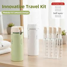 4-in-1 Travel Dispenser Bottle – Leakproof Portable Toiletry Container