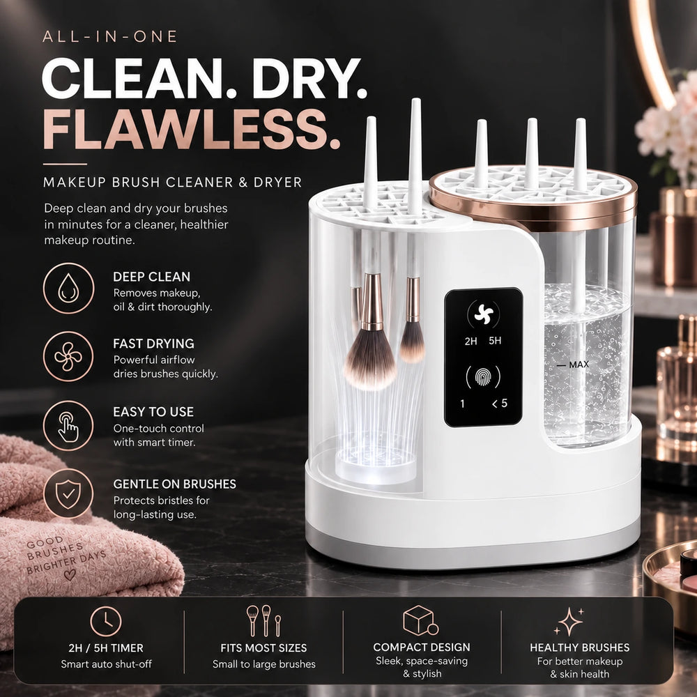 All-in-One Makeup Brush Cleaner & Dryer